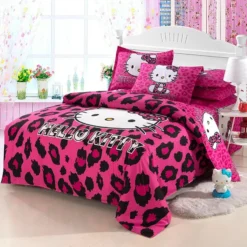 Parure De Lit Hello Kitty Fushia