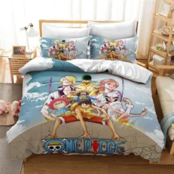 Parure De Lit One Piece Avec Les Personnages Principaux