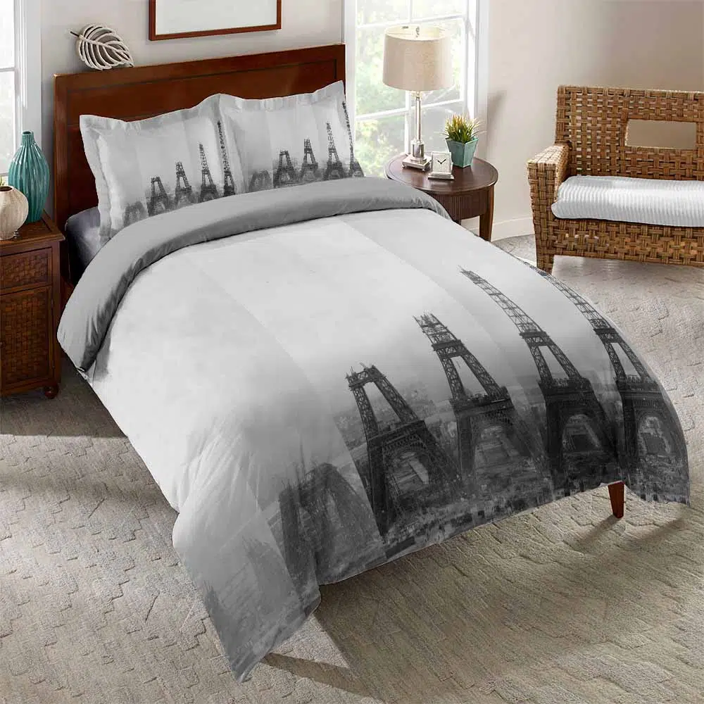 Parure De Lit Paris Blanche – Image 2