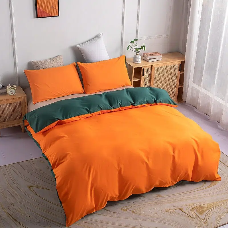 Parure De Lit Terracotta Reversible – Image 6