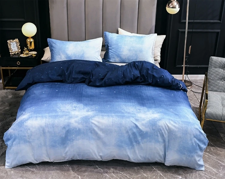 Parure De Lit Bleue Nuit – Image 2