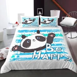 Parure De Lit Panda Heureux