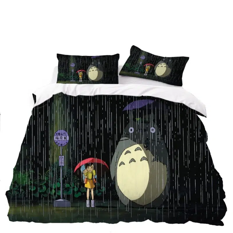 Parure De Lit Totoro Pluie