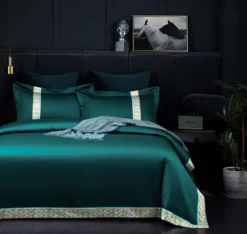 Parure Vert Foncé En Coton égyptien