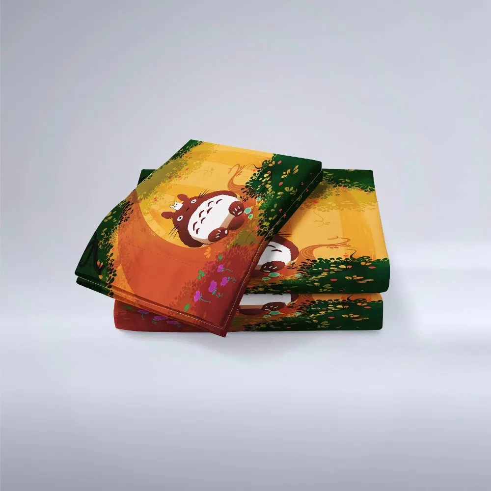 Parure De Lit Totoro Orange – Image 4