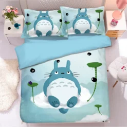 Parure De Lit Bleue Totoro