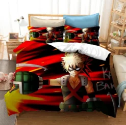 Parure De Lit Avec Imprimé Katsuki Bakugo