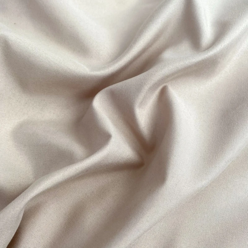 Parure De Lit Beige En Tissu Doux – Image 6