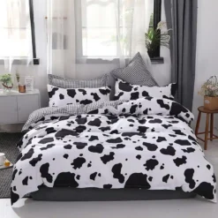 Parure De Lit Moderne Avec Imprimé Vache