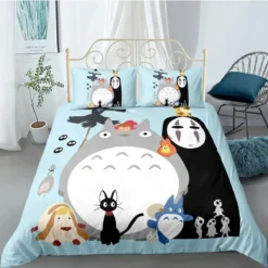 Parure De Lit Totoro Avec Ses Amis