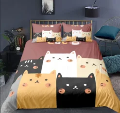 Housse De Couette Imprimée Chats