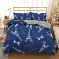 Parure De Lit Paris Bleu