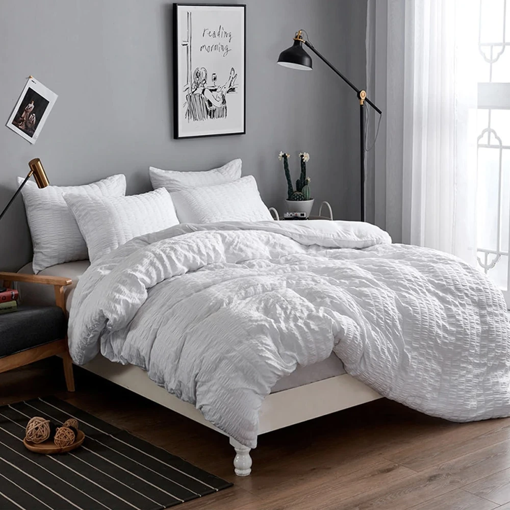 Parure De Lit Classique Blanche – Image 2